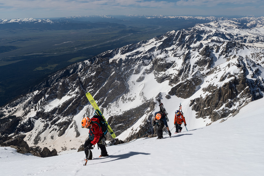 Kai Jones and Tim Durtschi Climb And Ski the Grand Teton